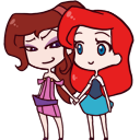 Ariel and Meg